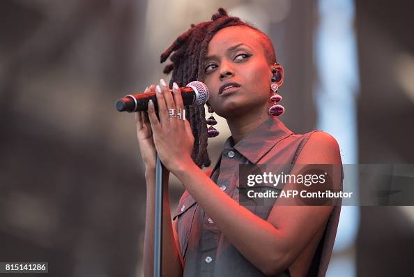 Kelea Singer Ethiopian-American singer Kelela performs during Quebec City Summer ...