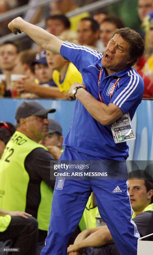 German coach of the Greek national footb