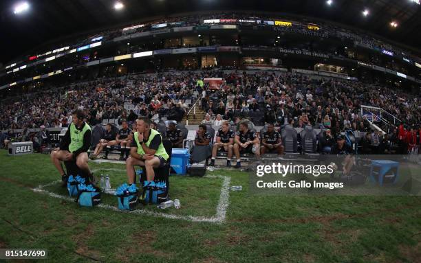 General views during the Super Rugby match between Cell C Sharks and Emirates Lions at Growthpoint Kings Park on July 15, 2017 in Durban, South...