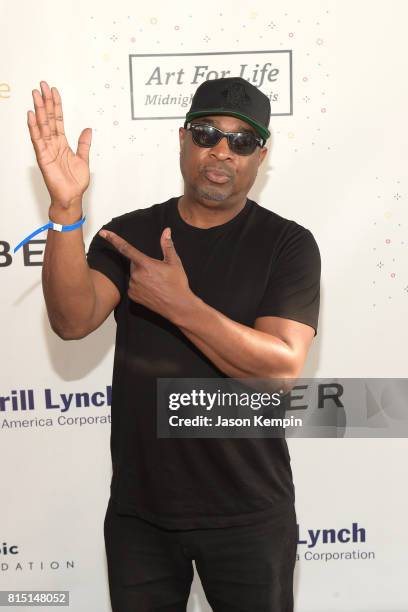 Rapper Chuck D attends "Midnight At The Oasis" Annual Art For Life Benefit hosted by Russell Simmons' Rush Philanthropic Arts Foundation at Fairview...