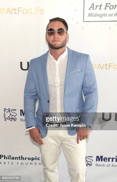 Music artist D.O.T attends "Midnight At The Oasis" Annual Art For Life Benefit hosted by Russell Simmons' Rush Philanthropic Arts Foundation at...