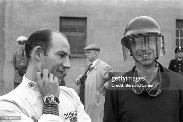 Stirling Moss, Tony Brooks, Grand Prix of Germany, Nurburgring, Germany, August 2, 1959.