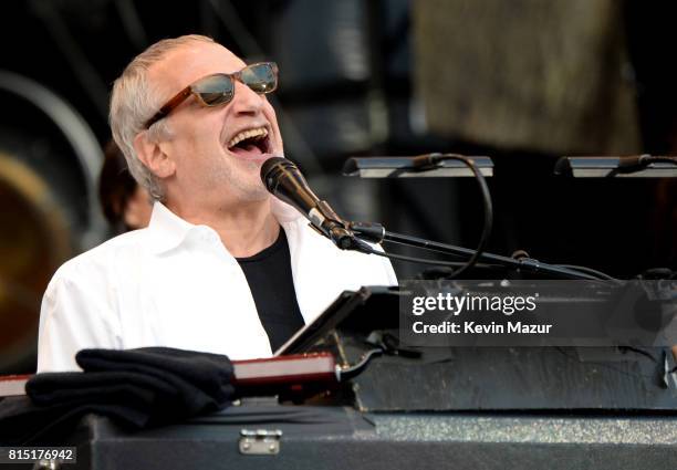 Donald Fagen of Steely Dan performs onstage during The Classic West at Dodger Stadium on July 15, 2017 in Los Angeles, California.