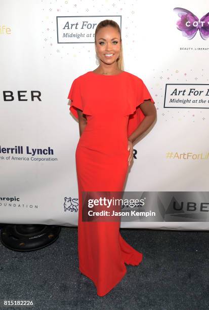 Gizelle Bryant attends "Midnight At The Oasis" Annual Art For Life Benefit hosted by Russell Simmons' Rush Philanthropic Arts Foundation at Fairview...