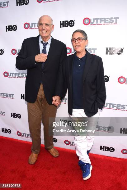 Jeffrey Tambor and Jill Soloway attend the 2017 Outfest Los Angeles LGBT Film Festival - screening of Amazon's "Transparent" Season 4 at Director's...