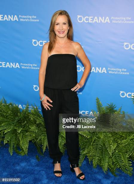 Angela Kinsey attends the 10th Annual Oceana SeaChange Summer Party on July 15, 2017 in Laguna Beach, California.