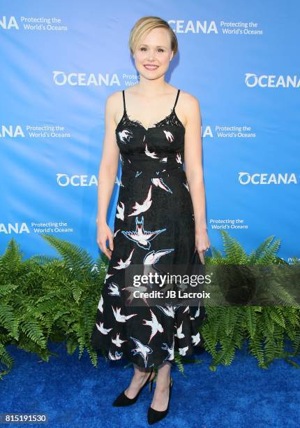 Alison Pill attends the 10th Annual Oceana SeaChange Summer Party on July 15, 2017 in Laguna Beach, California.