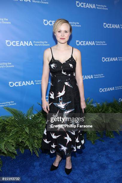 Alison Pill attends the 10th Annual Oceana SeaChange Summer Party at Private Residence on July 15, 2017 in Laguna Beach, California.
