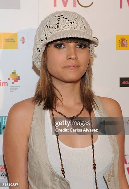 Spanish actress Ana Fernandez attends "Madrid de Cine Spanish Film Screenings" Party on June 10, 2008 at the Retiro Park in Madrid, Spain.