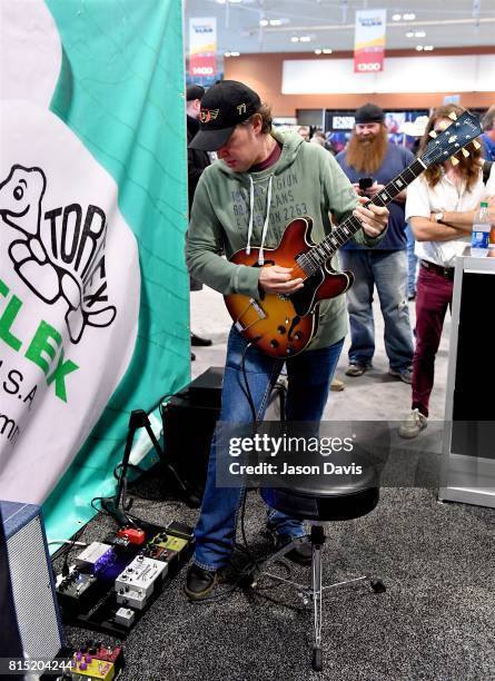 Musician Jo Bonamasa attends the Summer NAMM Show Music Industry Day at Music City Center on July 15, 2017 in Nashville, Tennessee.