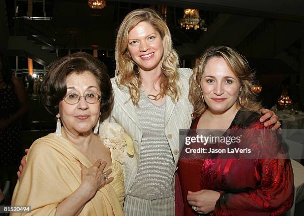 Marta Domingo, Keri-Lynn Wilson and Patricia Racette at the "La Rondine" L.A. Opera Opening Night at the Dorothy Chandler Pavilion on June 7, 2008 in...