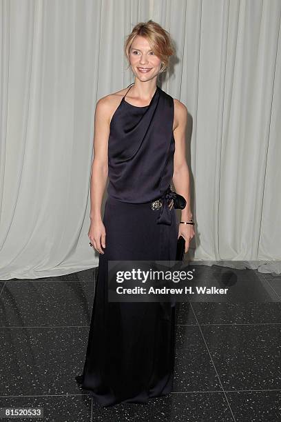 Actress Claire Danes attends MoMA's 40th Annual Party In The Garden at the Museum of Modern Art on June 10, 2008 A in New York City.