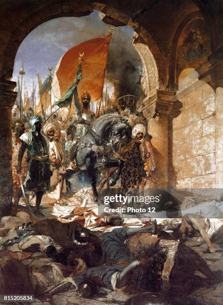 Benjamin Constant 1845-1902, French artist. 'The Entry of Mehmet II into Constantinople' 1876.