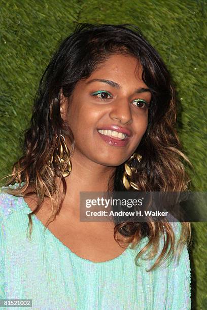 Musician M.I.A. Attends MoMA's 40th Annual Party In The Garden at the Museum of Modern Art on June 10, 2008 A in New York City.