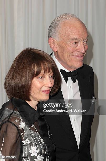 Senior Corporate Vice Presidents of The Estee Lauder Companies Inc. Evelyn Lauder and Leonard Lauder attend MoMA's 40th Annual Party In The Garden at...