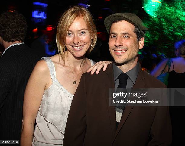 Annie Sundberg and producer Barry Mendel attend the after party for the Twentieth Century Fox premiere of "The Happening" at the Ziegfeld Theater on...