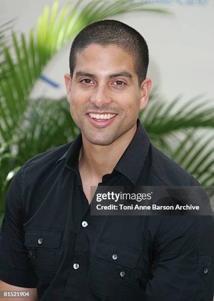 Actor Adam Rodriguez attends a photocall promoting the television series 'Les Experts: Miami ' on the third day of the 2008 Monte Carlo Television...