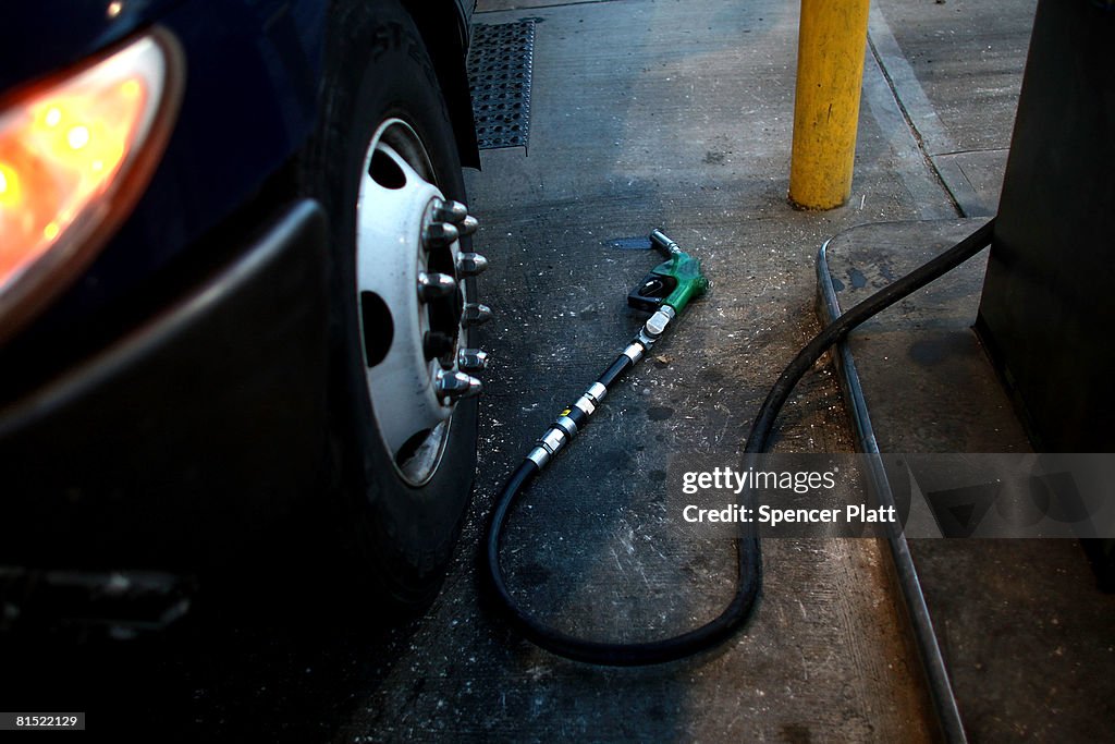 U.S. Gas Prices Average Above 4 Dollars A Gallon