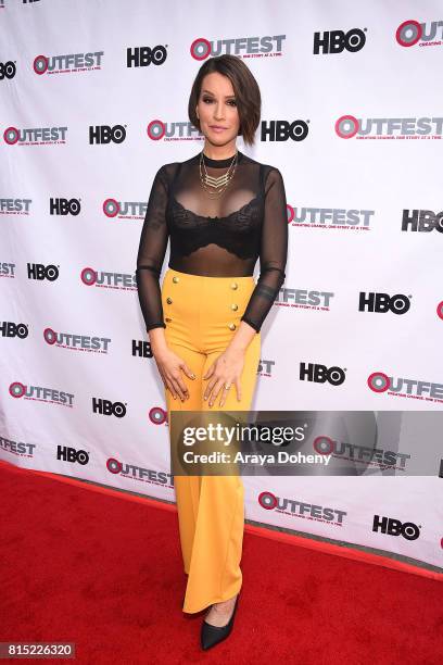 Our Lady J attends the 2017 Outfest Los Angeles LGBT Film Festival - screening of Amazon's "Transparent" Season 4 at Director's Guild Of America on...