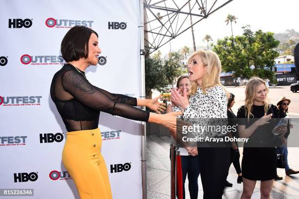 Our Lady J and Judith Light attend the 2017 Outfest Los Angeles LGBT Film Festival - screening of Amazon's "Transparent" Season 4 at Director's Guild...