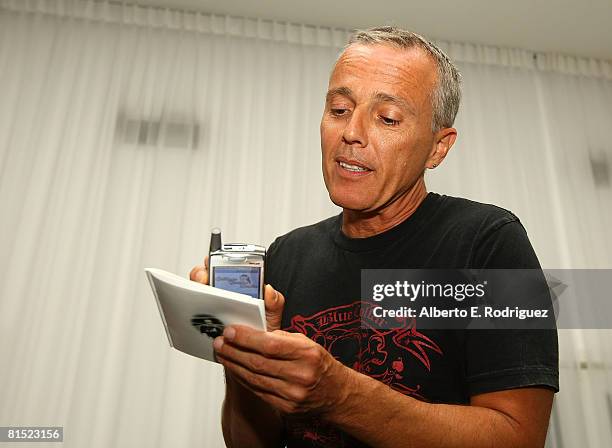 Musician Curt Smith attends the Curt Smith "Halfway, Pleased" CD release party on June 10, 2008 in Los Angeles, California.