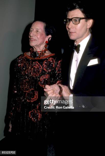 Diana Vreeland and Yves Saint Laurent