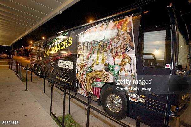 The RZA-Belvedere tour bus at the Belvedere RZA Concert After Party at Warehouse Live on June 10, 2008 in Houston, Texas.