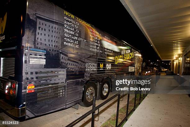 The RZA-Belvedere tour bus at the Belvedere RZA Concert After Party at Warehouse Live on June 10, 2008 in Houston, Texas.