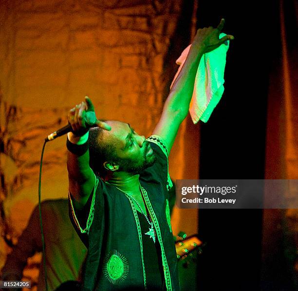 As Bobby Digital performs at the Belvedere RZA Concert After Party at Warehouse Live on June 10, 2008 in Houston, Texas.