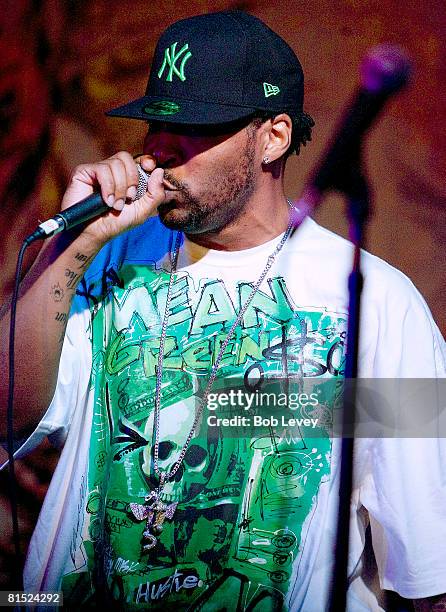 Zeale32 performs at the Belvedere RZA Concert After Party at Warehouse Live on June 10, 2008 in Houston, Texas.