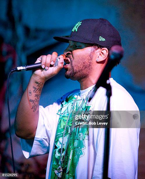 Zeale32 performs at the Belvedere RZA Concert After Party at Warehouse Live on June 10, 2008 in Houston, Texas.