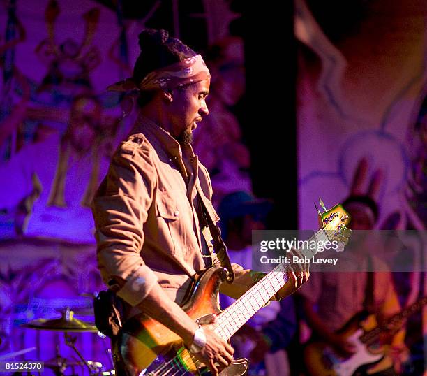 Stone Mecca performs at the Belvedere RZA Concert After Party at Warehouse Live on June 10, 2008 in Houston, Texas.