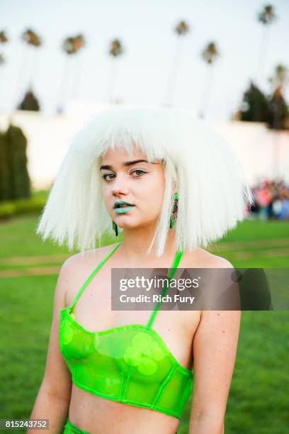 Guest in costume attends Cinespia Presents "The Fifth Element" at Hollywood Forever on July 15, 2017 in Hollywood, California.