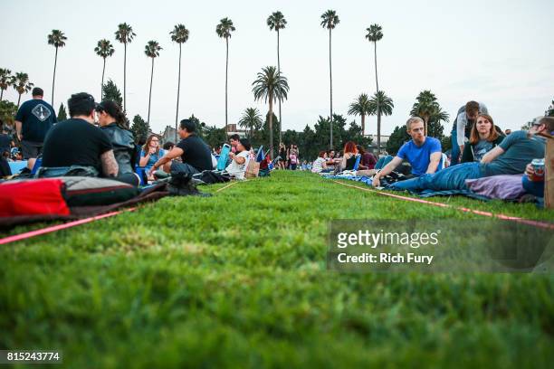 General view of atmosphere at Cinespia Presents "The Fifth Element" at Hollywood Forever on July 15, 2017 in Hollywood, California.