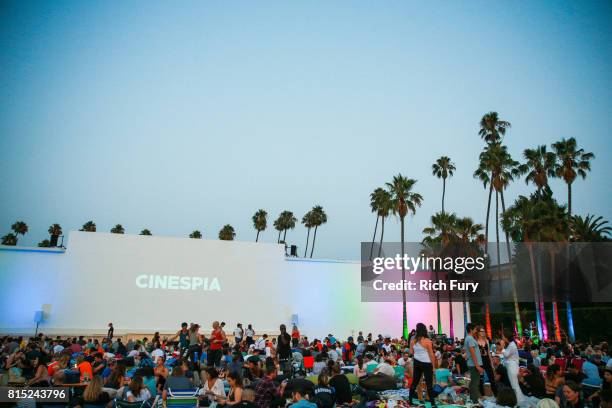 General view of atmosphere at Cinespia Presents "The Fifth Element" at Hollywood Forever on July 15, 2017 in Hollywood, California.