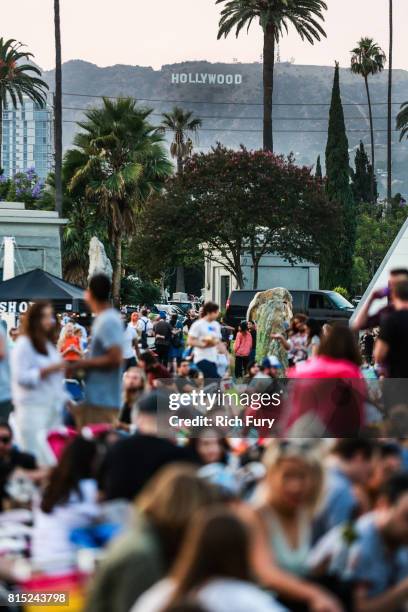 General view of atmosphere at Cinespia Presents "The Fifth Element" at Hollywood Forever on July 15, 2017 in Hollywood, California.