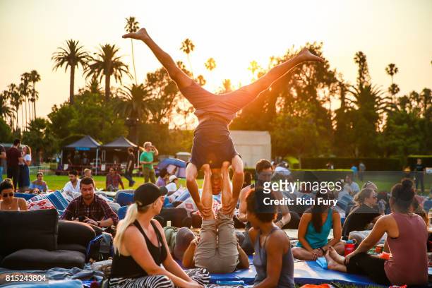 Guests attend Cinespia Presents "The Fifth Element" at Hollywood Forever on July 15, 2017 in Hollywood, California.