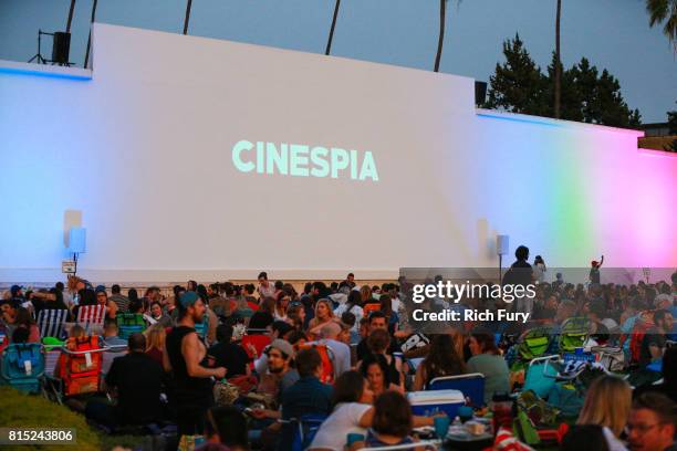 General view of atmosphere at Cinespia Presents "The Fifth Element" at Hollywood Forever on July 15, 2017 in Hollywood, California.