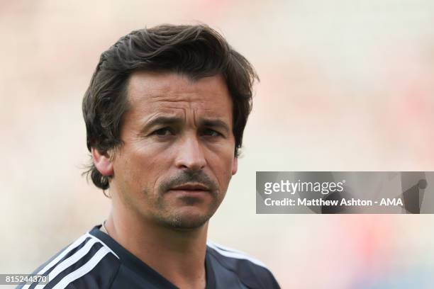 Manchester Untied Assistant manager Rui Faria during to the friendly fixture between LA Galaxy and Manchester United at StubHub Center on July 15,...