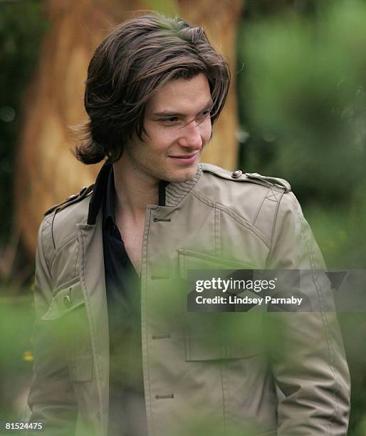 Ben Barnes, star of the new film adaptation of the C.S. Lewis classic "The Chronicles of Narnia: Prince Caspian" poses at a photocall for the opening...