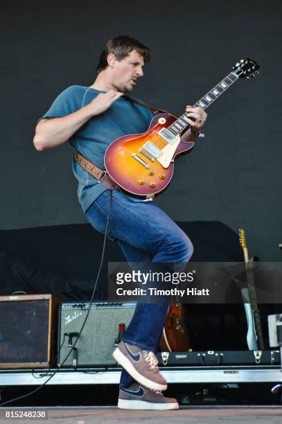 Sturgill Simpson performs on day two of the 2017 Forecastle Festival on July 14, 2017 in Louisville, Kentucky.