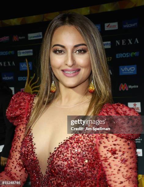 Actress Sonakshi Sinha attends the 2017 International Indian Film Academy Festival at MetLife Stadium on July 14, 2017 in East Rutherford, New Jersey.