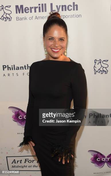 Broadcast Journalist Soledad O'Brien attends "Midnight At The Oasis" Annual Art For Life Benefit hosted by Russell Simmons' Rush Philanthropic Arts...