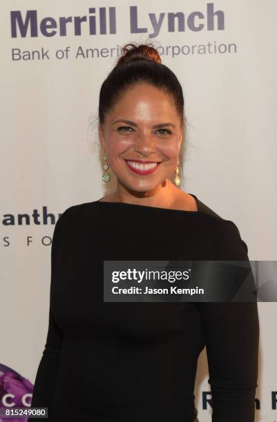 Broadcast Journalist Soledad O'Brien attends "Midnight At The Oasis" Annual Art For Life Benefit hosted by Russell Simmons' Rush Philanthropic Arts...