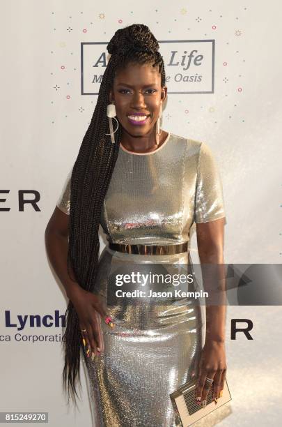 Honoree Chief Brand Officer, Uber Bozoma Saint John attends "Midnight At The Oasis" Annual Art For Life Benefit hosted by Russell Simmons' Rush...