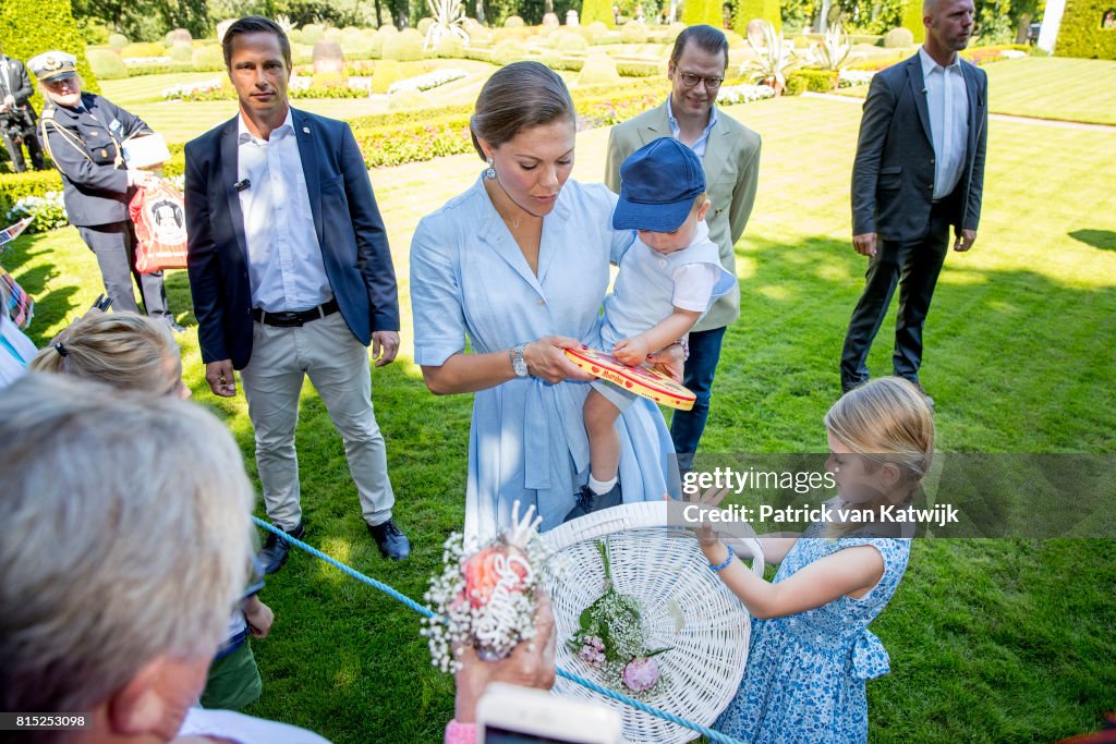 Crown Princess Victoria of Sweden 40th Birthday Celebrations in Solliden