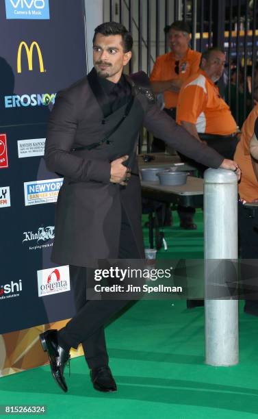 Actor Karan Singh Grover attends the 2017 International Indian Film Academy Festival at MetLife Stadium on July 14, 2017 in East Rutherford, New...
