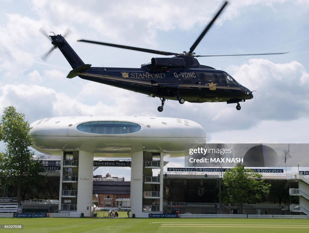 US billionaire Sir Allen Stanford's heli