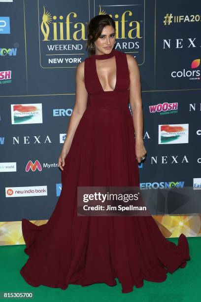 Actress Nargis Fakhri attends the 2017 International Indian Film Academy Festival at MetLife Stadium on July 14, 2017 in East Rutherford, New Jersey.