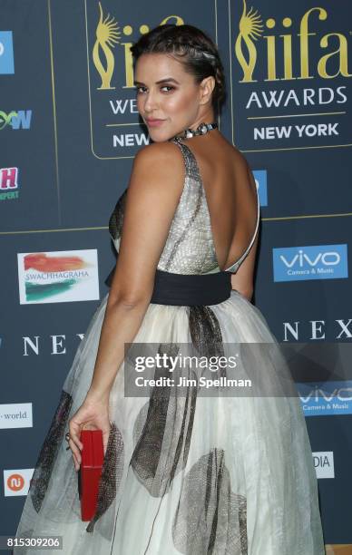 Actress Neha Dhupia attends the 2017 International Indian Film Academy Festival at MetLife Stadium on July 14, 2017 in East Rutherford, New Jersey.